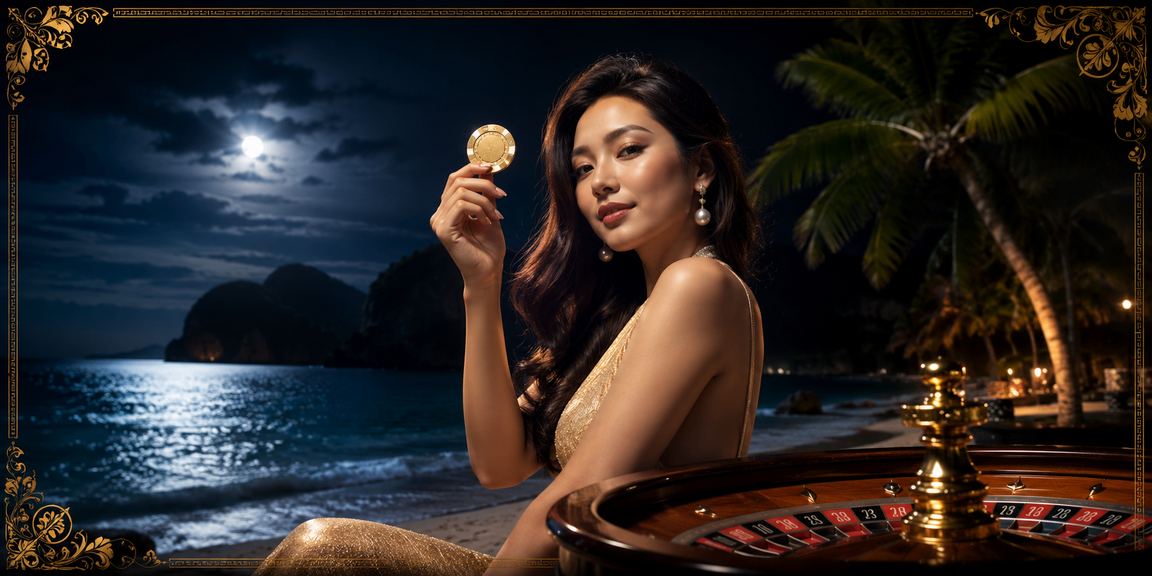 Live casino Roulette tại bãi biển Côn Đảo với dealer chuyên nghiệp